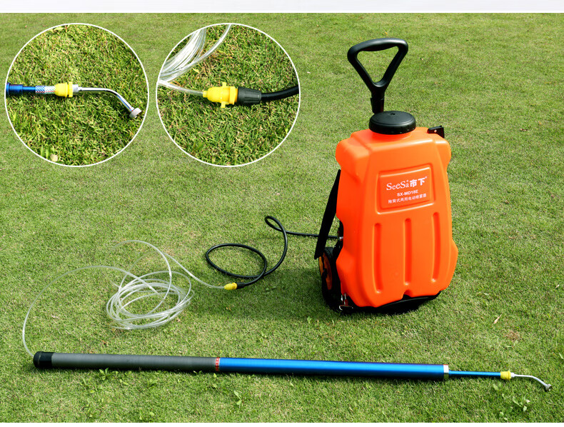 农用伸缩加长加高杆竿打药喷核桃槟榔椰子电动喷雾器喷杆配件06745米