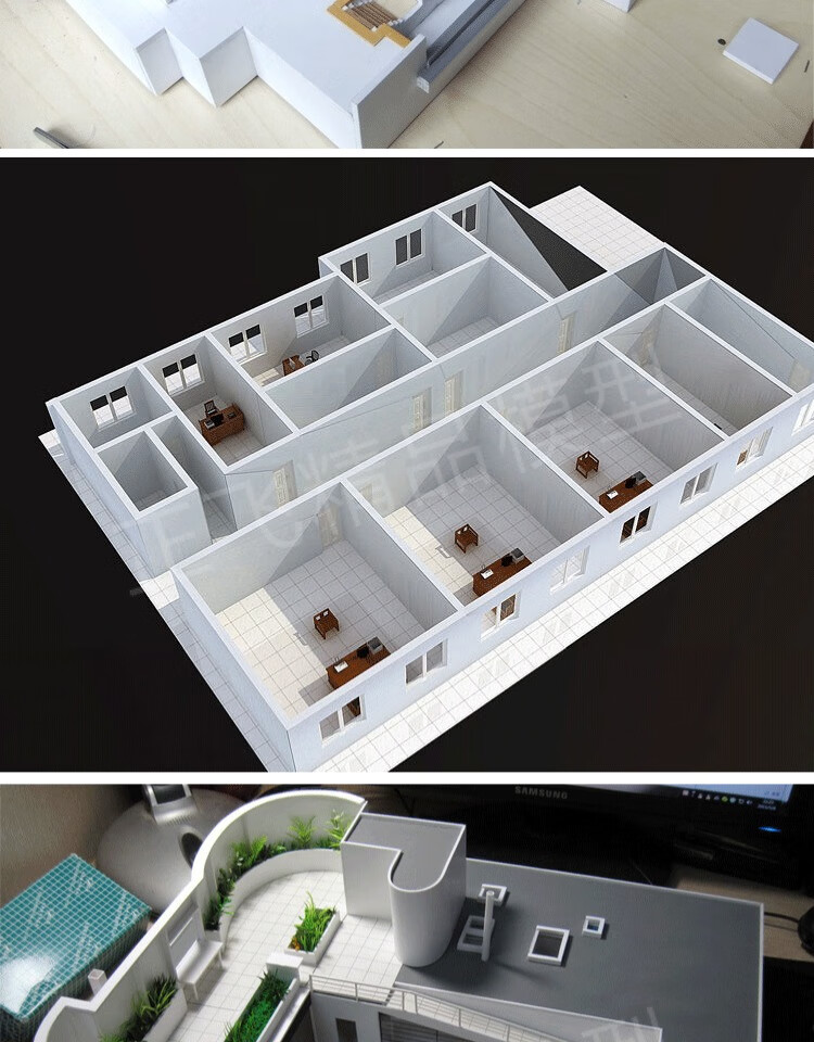 雪弗板建筑沙盘模型材料pvc板材高密度发泡沫板黑色白色定制定做 白0.