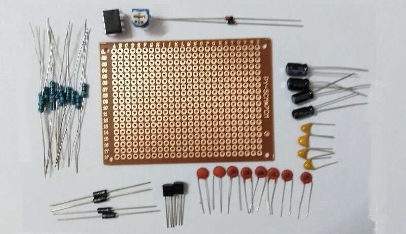 电路板制作diy套件学生焊接 电子原件套件洞洞板元件焊接练习板洞洞板
