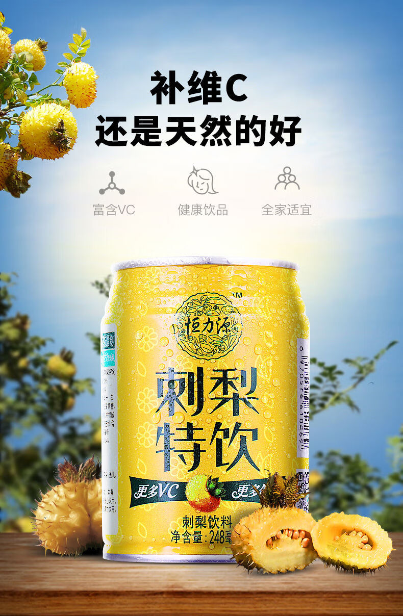 5折刺梨汁 248ml*6/12瓶 贵州产恒力源贵州刺梨 原汁灌装刺梨饮料礼盒
