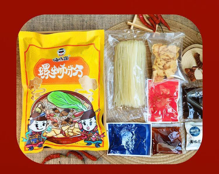 嗨吃家螺蛳粉300g袋装螺蛳粉水煮型方便粉丝一箱夜宵速食螺蛳粉袋装