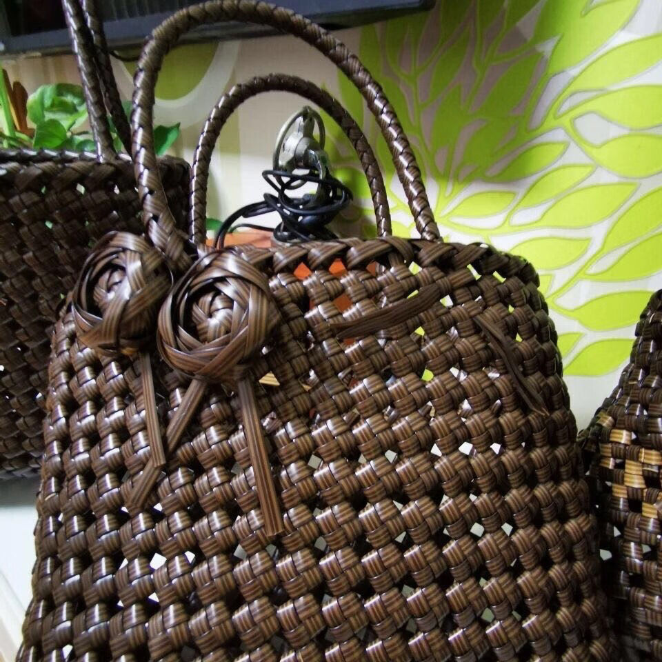 藤条环保仿藤手工材料制作编织藤椅摇椅修补家具等j黄色扁线