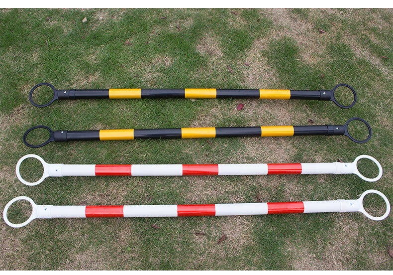 路锥连接杆伸缩杆2米路锥隔离警示杆反光路标杆子交通设施路锥杆黄黑2