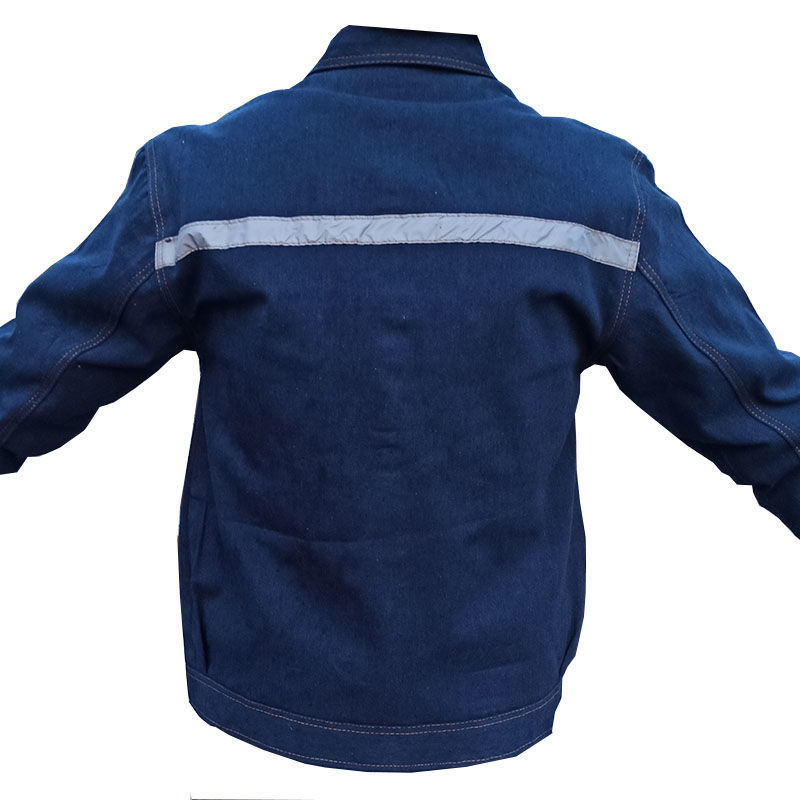 劳保工作服男套装工地电焊劳动防烫耐脏春秋劳动布工作服经典套装185