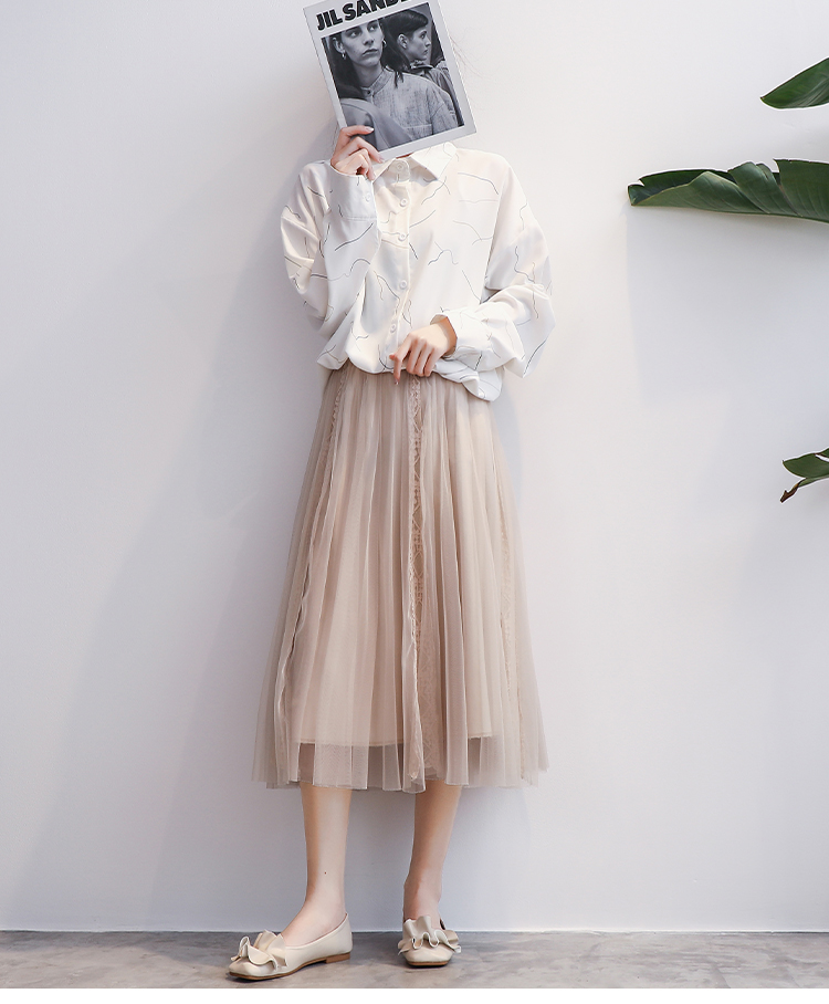 2022年新款单鞋女平底仙女风百搭方头一脚蹬春秋款配裙豆豆鞋杏色34