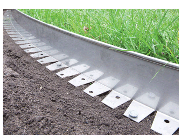 304不锈钢园林景观绿化草石隔离带挡土板隔根板阻根带金属隔离带 高50