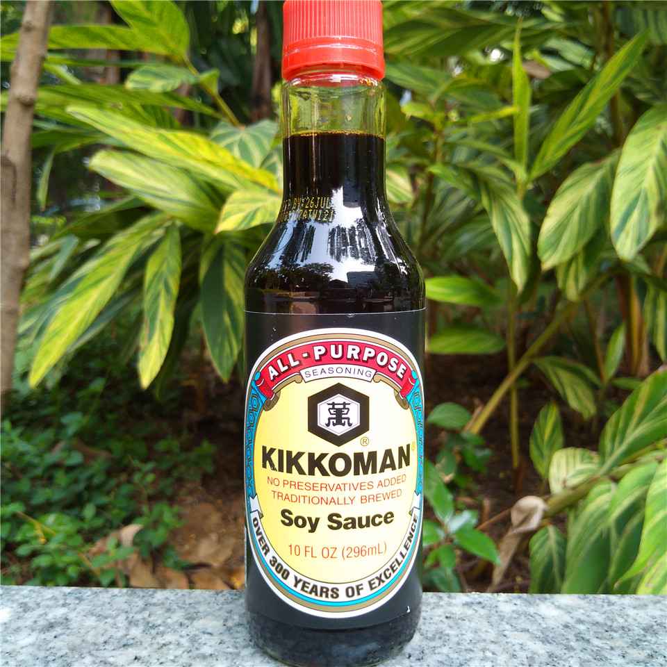 kikkoman soy sauce美国进口龟甲万万字酿造酱油296ml
