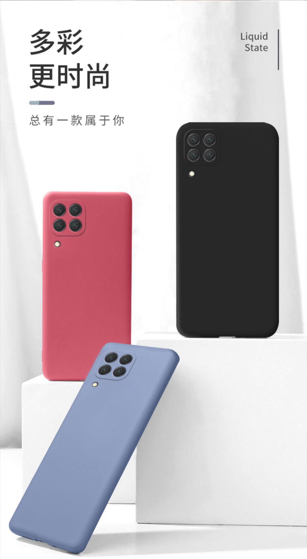 炫夙 华为p40lite手机壳p40青春版4g液态硅胶5g保护套全包防摔男女软