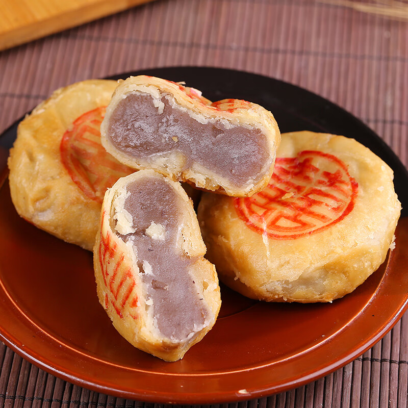 胡荣泉红豆沙捞饼潮州月饼潮汕酥饼潮式朥广东特产新鲜 潮汕月饼 10盒