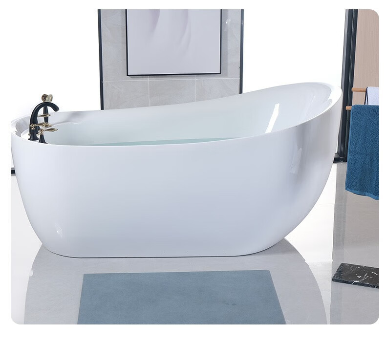 科勒浴缸家用小户型贵妃独立式网红酒店名宿简约无缝一体15科勒空缸五