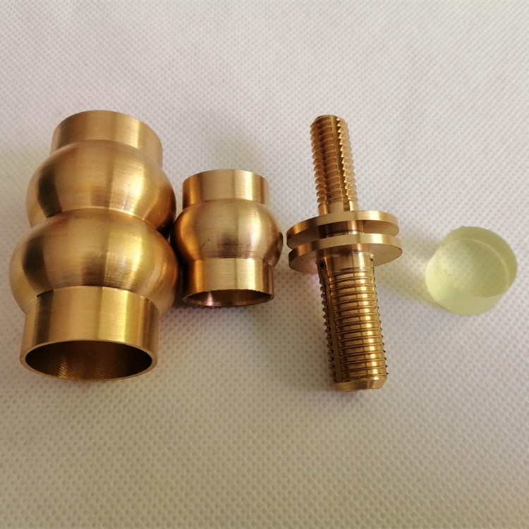 老年拐杖接头配件diy拐棍链接老人手杖防滑套铜件三角防滑垫脚套 直鼓