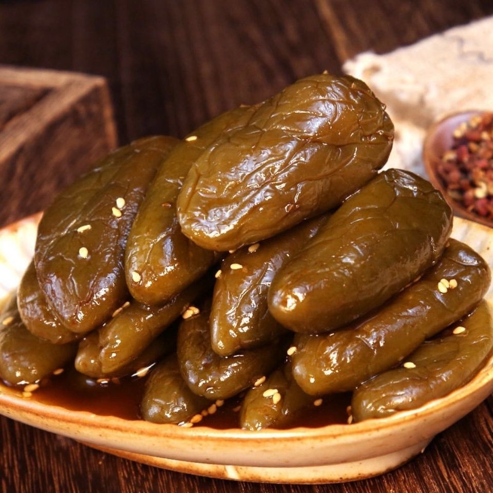 油焖港椒即食腌辣椒咸菜下酒菜腌制菜油泡辣椒佐餐下饭菜 咸港椒散装
