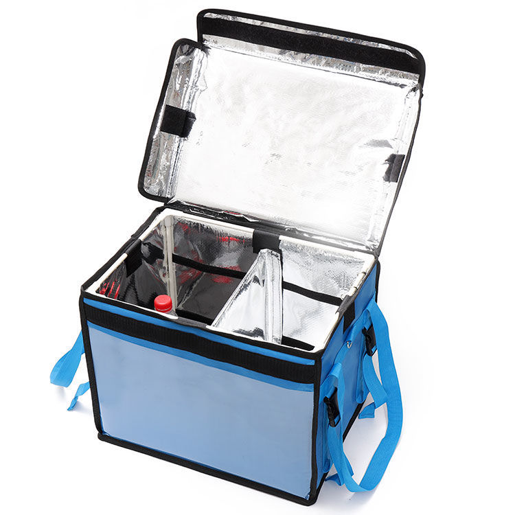 美团外卖箱送餐箱大小号家用保温箱骑手装备车载防水配送箱48升内支架