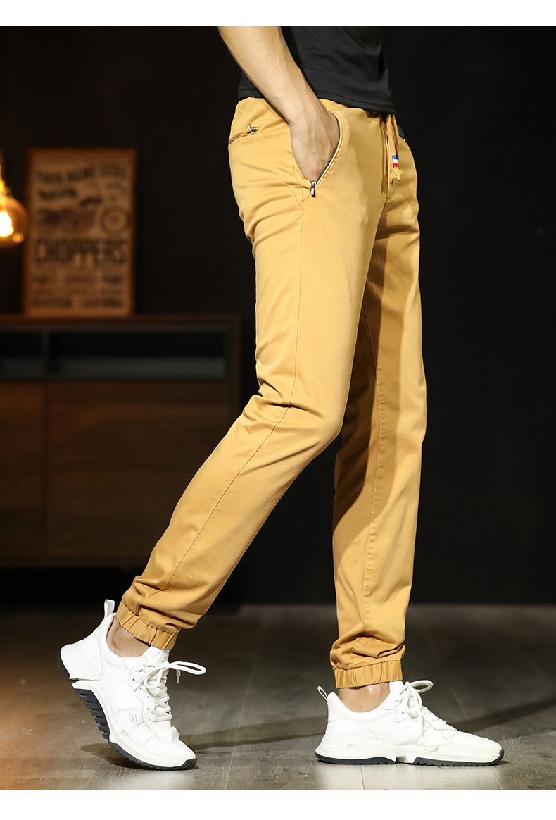 男装 休闲裤 希劳艾格(sirouaogo) sirouaogo轻奢品牌男装网红裤子男