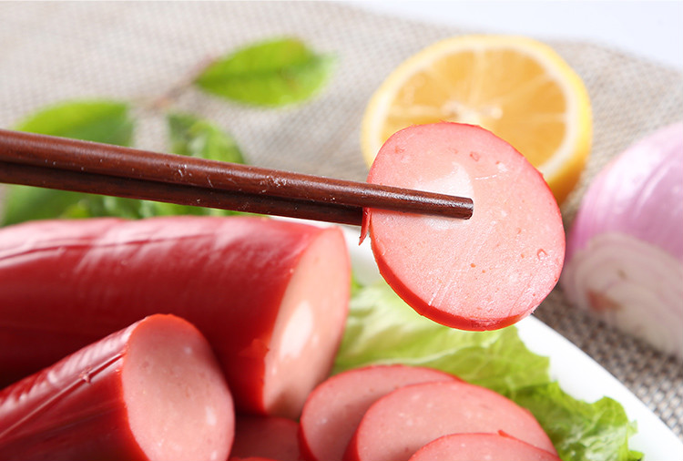 大红肠 上海风味大红肠即食商用麻辣烫肠 大红肠260克*5根【图片 价格