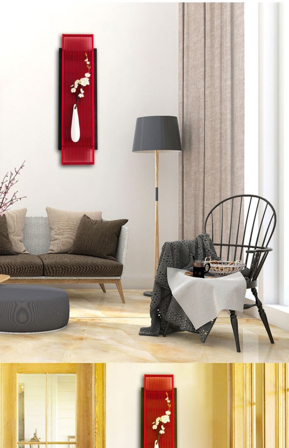 墙上装饰品客厅餐厅房间电视沙发背景墙壁挂件室内挂饰墙面壁挂b款