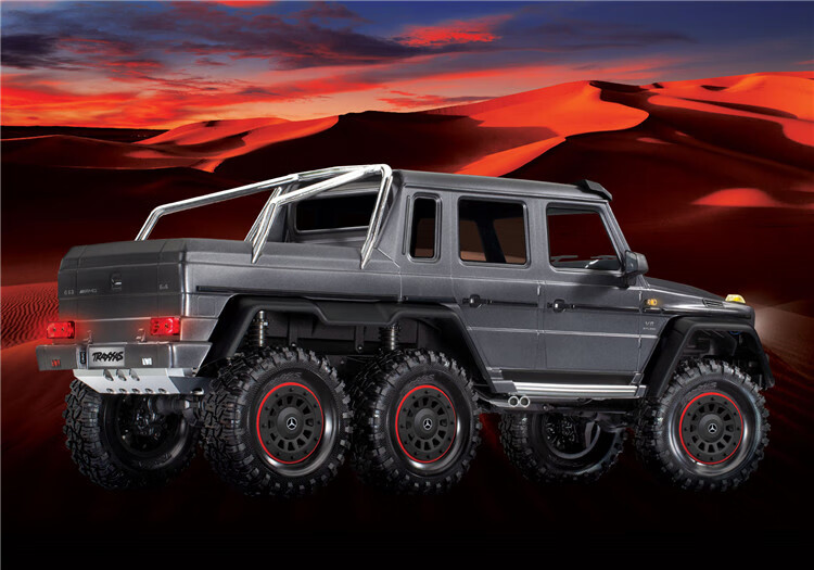 大型6驅越野車trx6大gg63amg6x6六驅越野攀爬整車到手玩黑色副廠2s