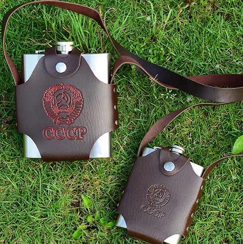 俄罗斯不锈钢酒壶半斤至10斤3斤5斤2斤户外随身便携式家用酒壶2盎司约