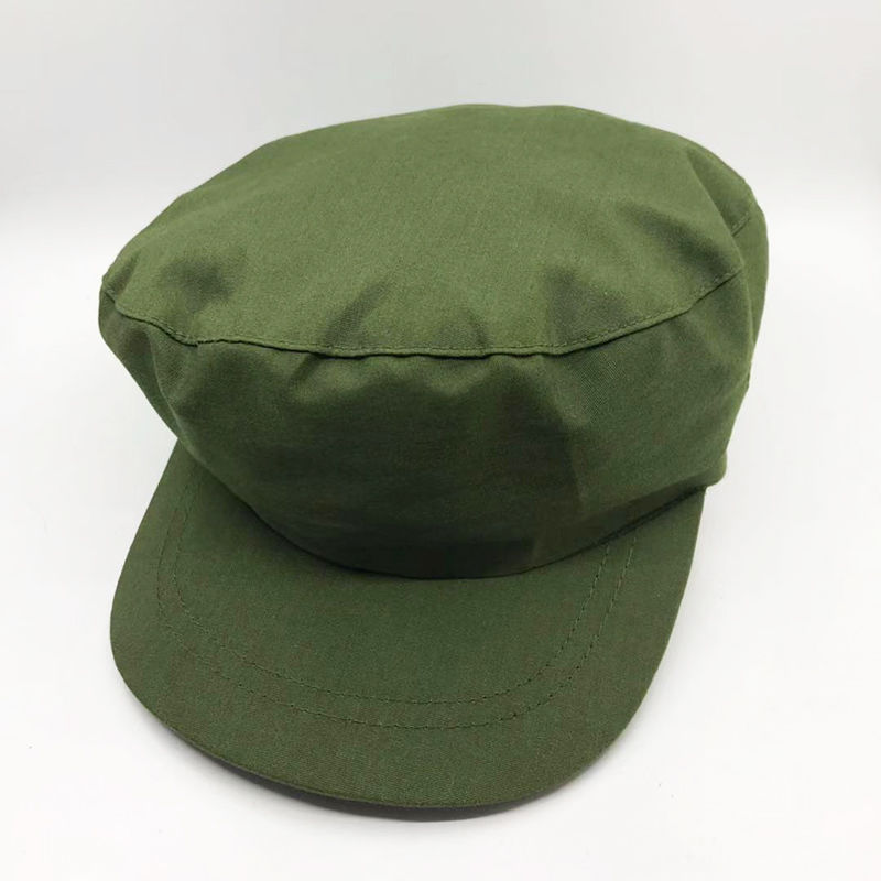 南厝新品军绿色帽子65式老军帽的确良涤卡男女演出服红军老解放帽老兵