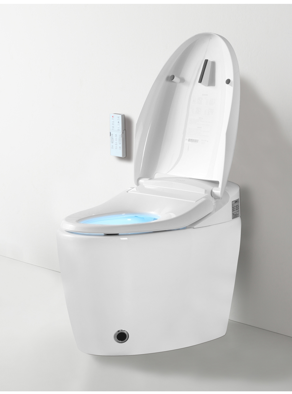 enzototo智能马桶全自动一体式电动坐便器座便即热式带遥控脚踢冲水