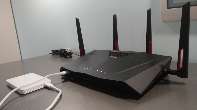 梅林华硕rtac3100双频千兆有线企业级wifi无线路由器ac88uax88美版简