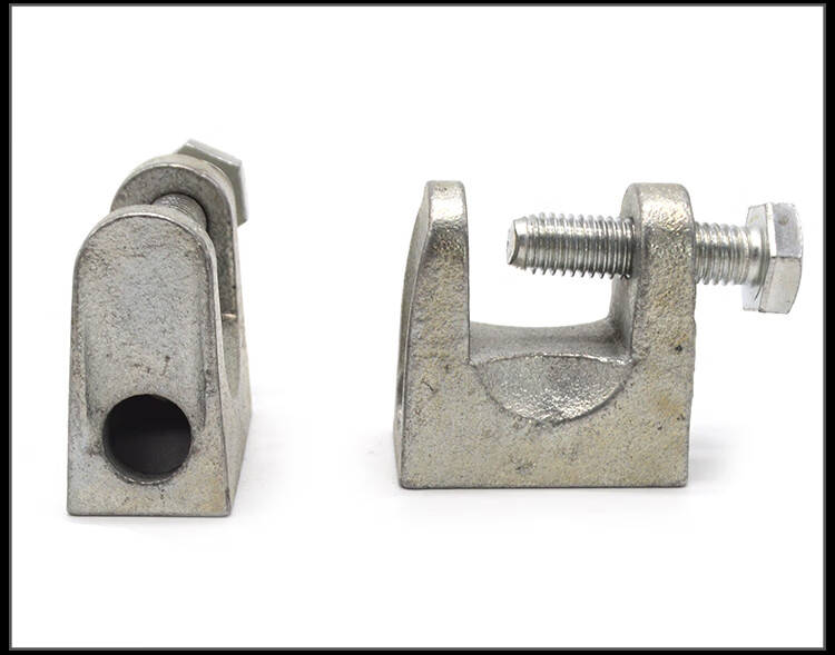 铸铁老虎卡老虎牙铸钢老虎夹方形虎口夹型夹子钢管卡 开口35mm(5颗)个