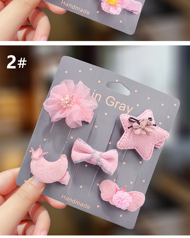 搭啵兔婴儿汗毛夹胎毛夹婴儿夹bb夹女宝宝发夹可爱儿童发卡发饰头饰