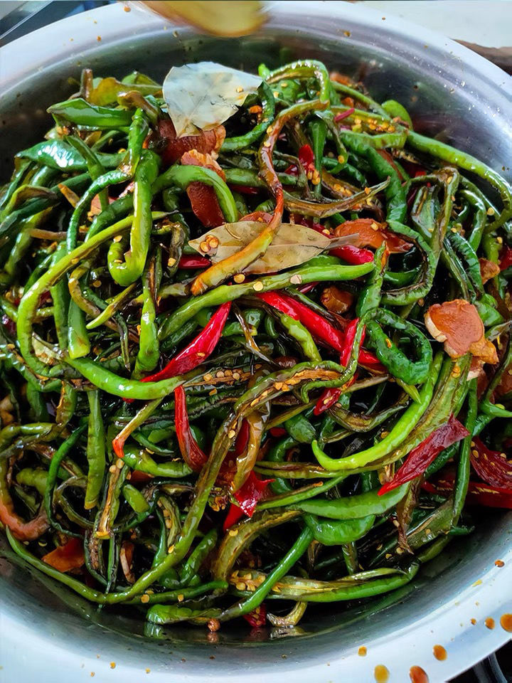 腌辣椒咸菜辣椒下饭菜辅菜安徽特产手工腌辣椒清脆爽口下饭 1斤腌辣椒