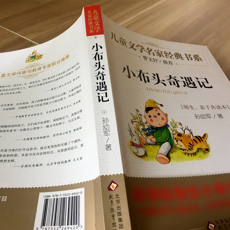 小布头奇遇记孙幼军作品精美插图曹文轩儿童文学经典书系三四五六年级