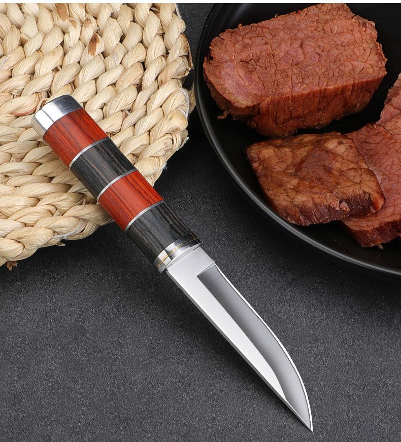 蒙古手工小刀蒙古族手把肉刀手扒肉割肉专用内蒙古吃羊肉小刀烤全羊排