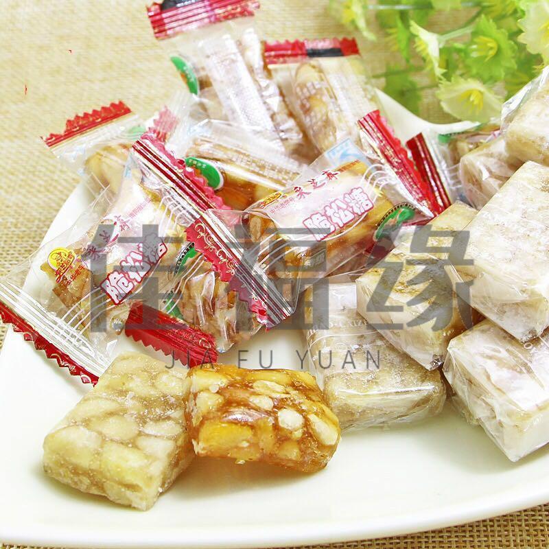 采芝斋500g新品采芝斋松子糖散装脆松糖休闲小零食小吃零食全国脆松糖