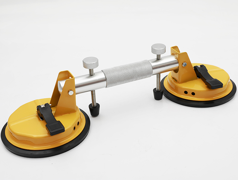 瓷砖大理石玻璃石英石缝拼接强力调平器黑色125mm拉紧调平拼缝吸盘