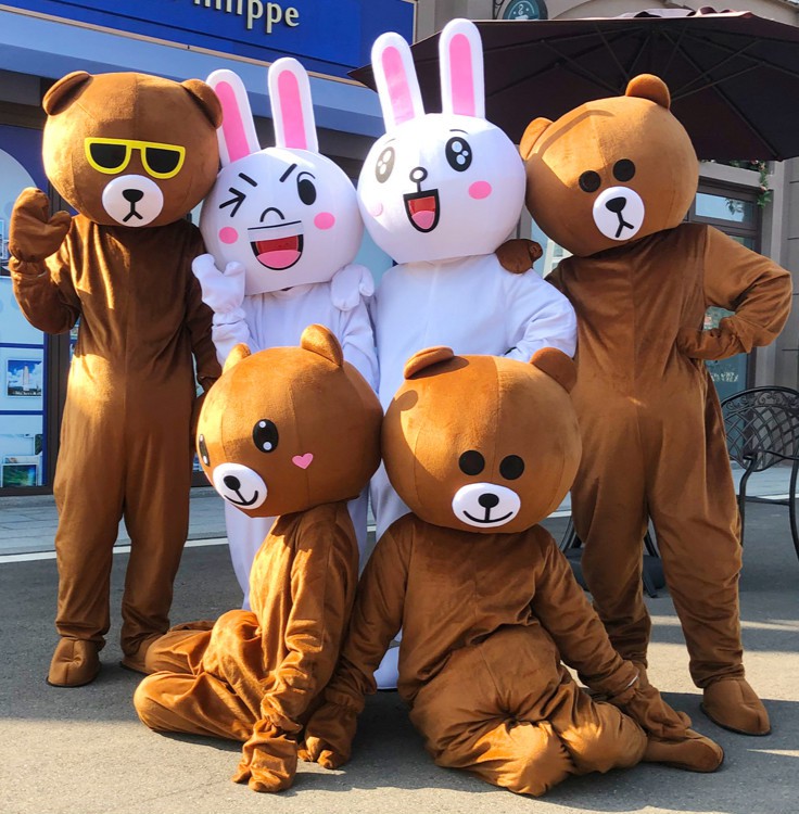 人偶服装皮卡丘人偶服装定制布朗熊动漫道具服人穿行走活动表演玩偶装