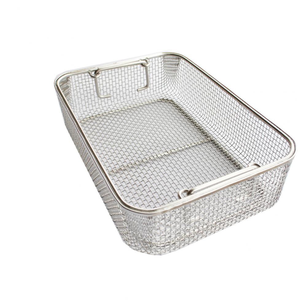 医用消毒筐手术室消毒筐器械清洗盒供应室消毒盒不锈钢消毒筐30207带