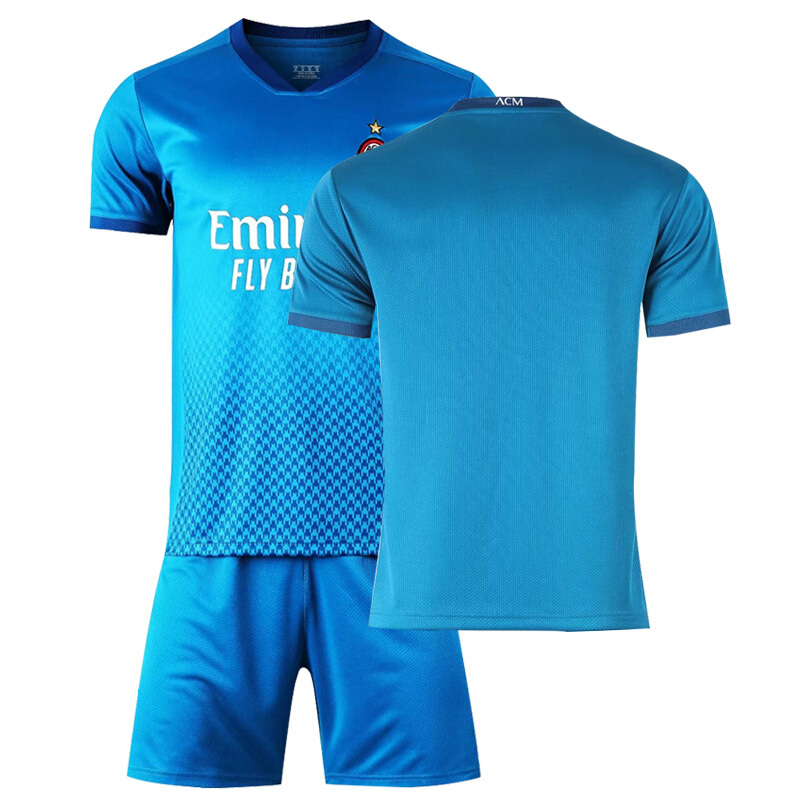 ac米兰球衣2122定制比赛队服11号伊布运动训练足球服套装男定制2122ac