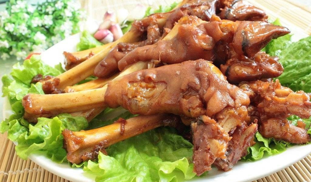 烤羊蹄 卤味麻辣香辣羊蹄筋即食熟食 3袋装9只