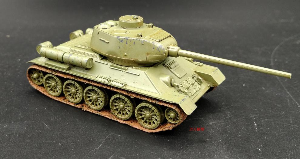 172二戰蘇聯t3485t34坦克模型成品靜態擺件no玩具36270蘇軍綠36270