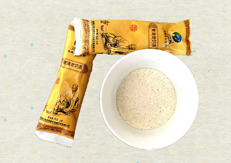 三江雪青海老奶茶西宁甘肃特产清真袋装饮品冲饮无蔗糖咸奶茶粉一袋
