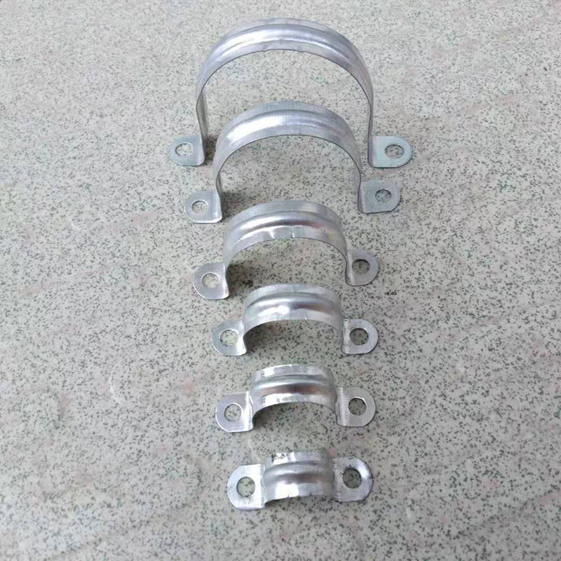 镀锌带钢骑马卡管卡型卡卡马鞍卡子卡扣管扣管箍固定卡 32中厚马鞍卡