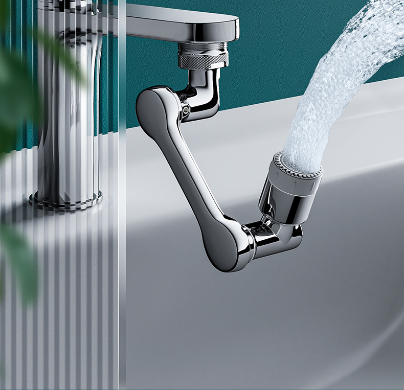 机械臂万向水龙头起泡器双模水嘴防溅头通用多功能延伸伴侣摇臂嘴机械