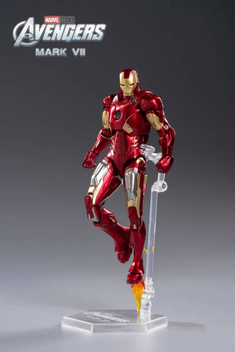 手伴男孩钢铁侠中动mk50钢铁侠漫威复仇者联盟3玩具男生模型摆件马克