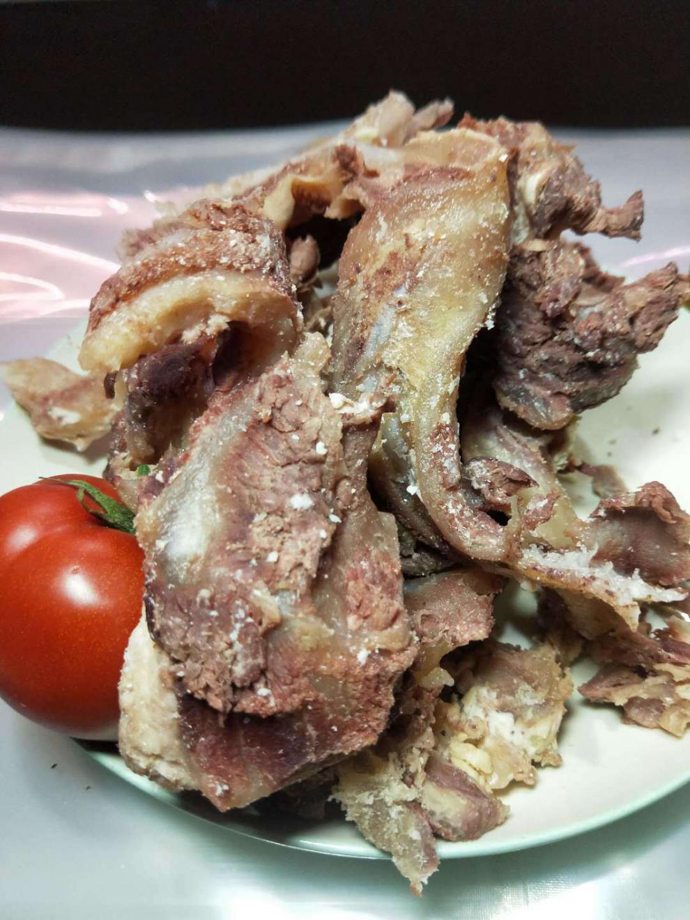 棠鲜生 现煮黄牛拆骨肉拆骨肉骨头肉牛剔骨肉新鲜牛肉即食牛脆骨五香