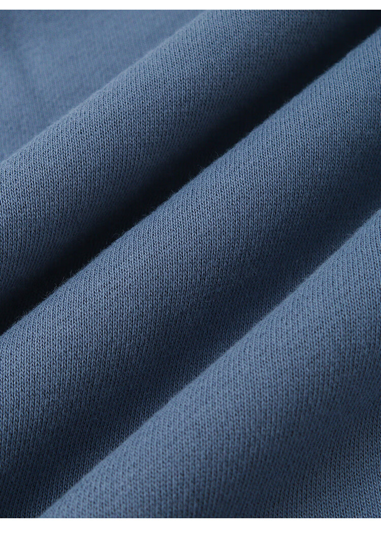 韩都衣舍2021春装新款韩版宽松内搭女士圆领情侣装卫衣女ins潮 麻白色