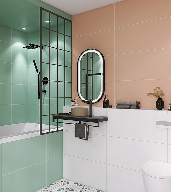 厨房瓷砖400x800客厅餐厅内墙砖马卡龙阳台卫生间北欧ins风宝石蓝其它