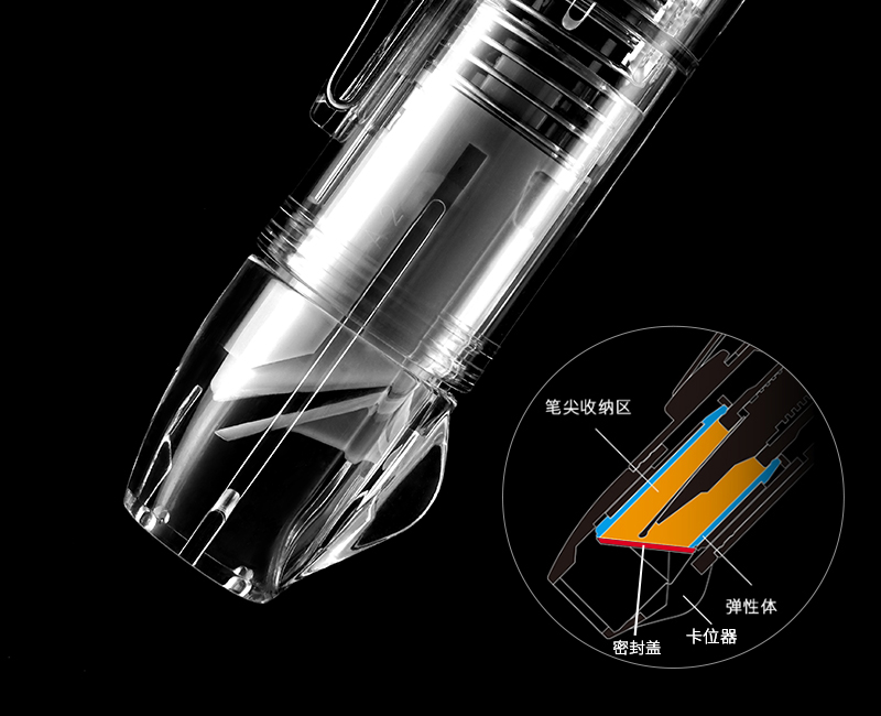 秋思按动钢笔国产进口日本platinum白金curidas按动钢笔全新按压出尖 