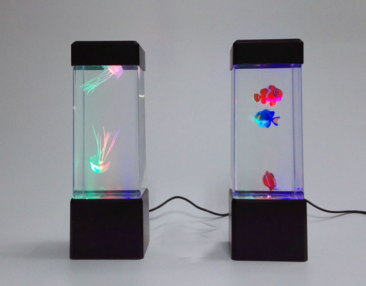 水母缸 仿真电子鱼缸 水母水族箱宠物男女孩生日礼物送儿童创意玩具