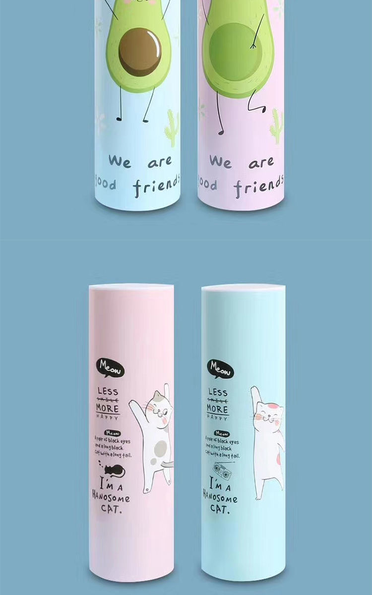 仓梵铅笔盒高颜值文具盒女韩版可爱圆筒文具盒多功能大容量网红笔袋