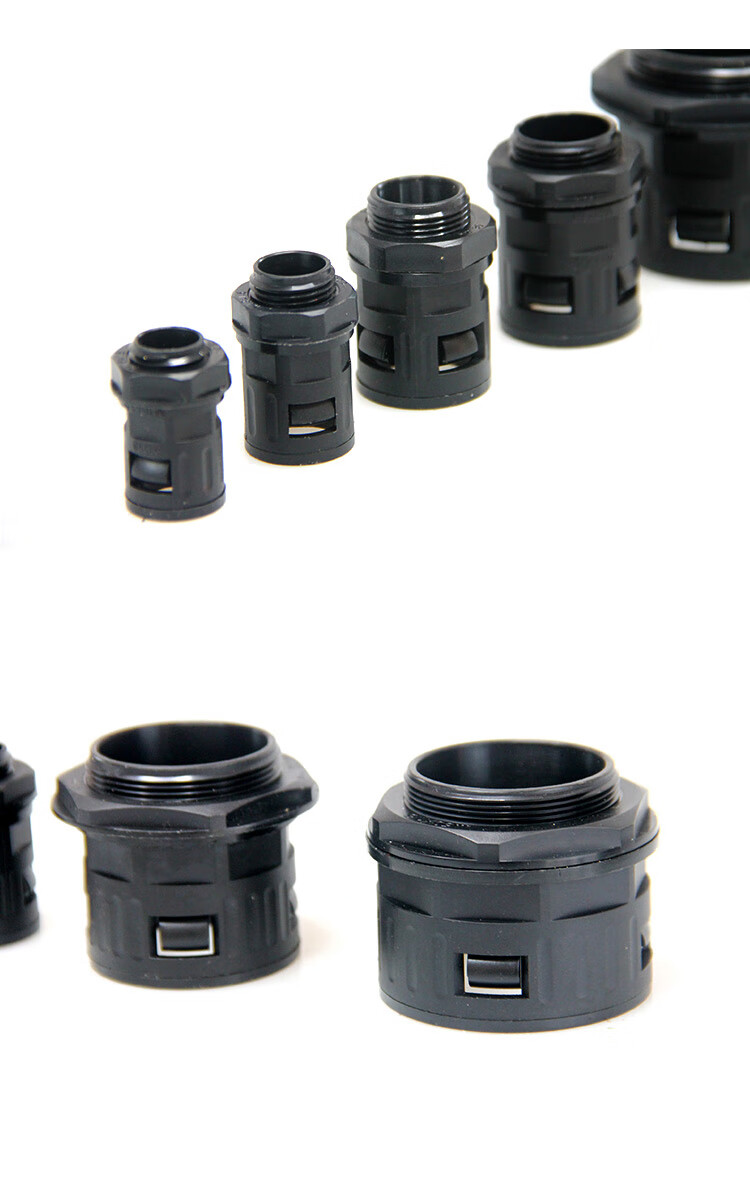 波纹管直通接头波纹管直插式接头pepa尼龙管pp管快速直通接头m制pg制