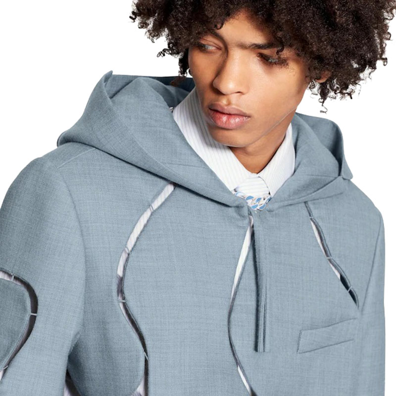 louisvuitton路易威登男装卫衣雕塑感连帽衫1a8a0a 52【图片 价格