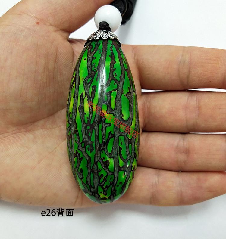 芊芙曼千眼菩提大果胖果千眼菩提子成品文玩手把件绿果白果精品饰品没